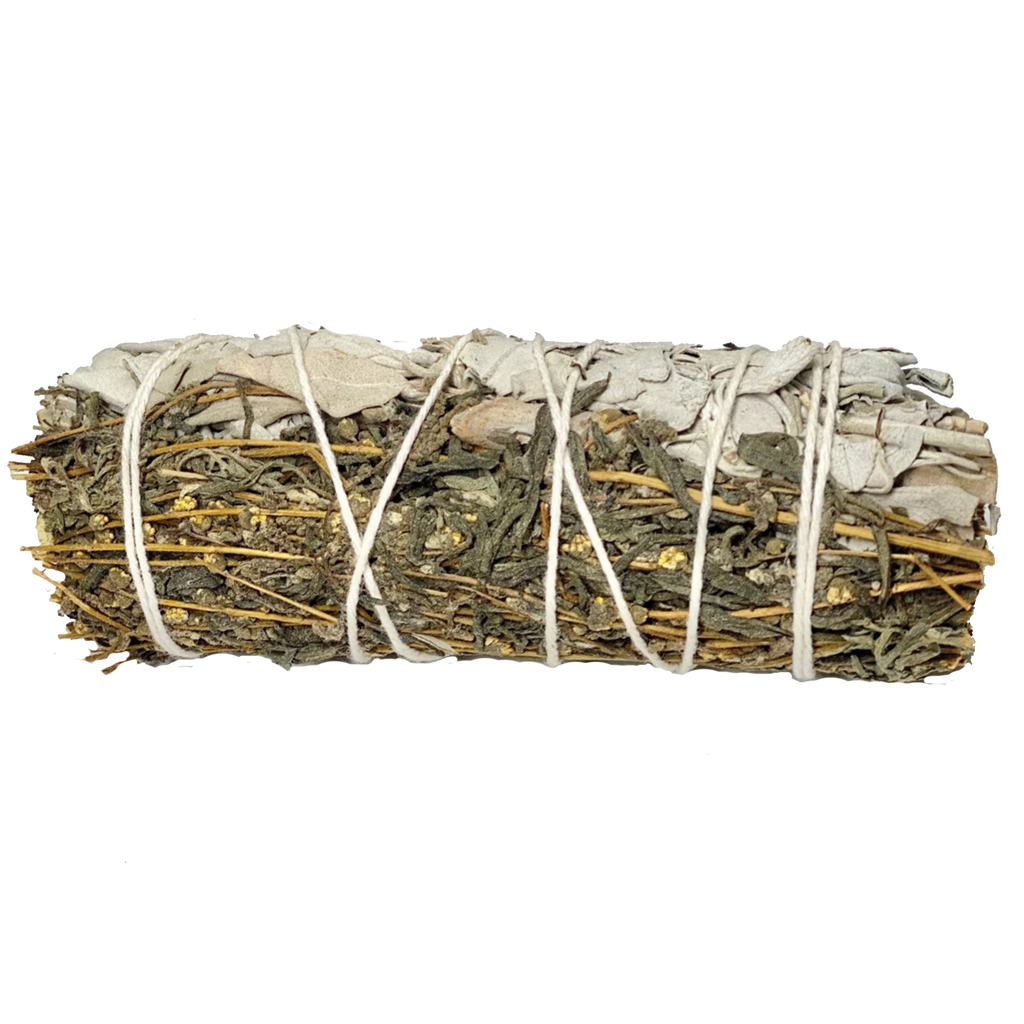 MUGWORT & WHITE SAGE SMUDGE STICK