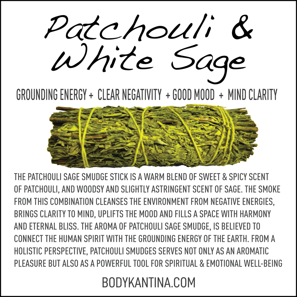 PATCHOULI & WHITE SAGE