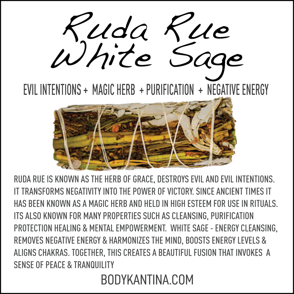 RUDA RUE & WHITE SAGE STICK