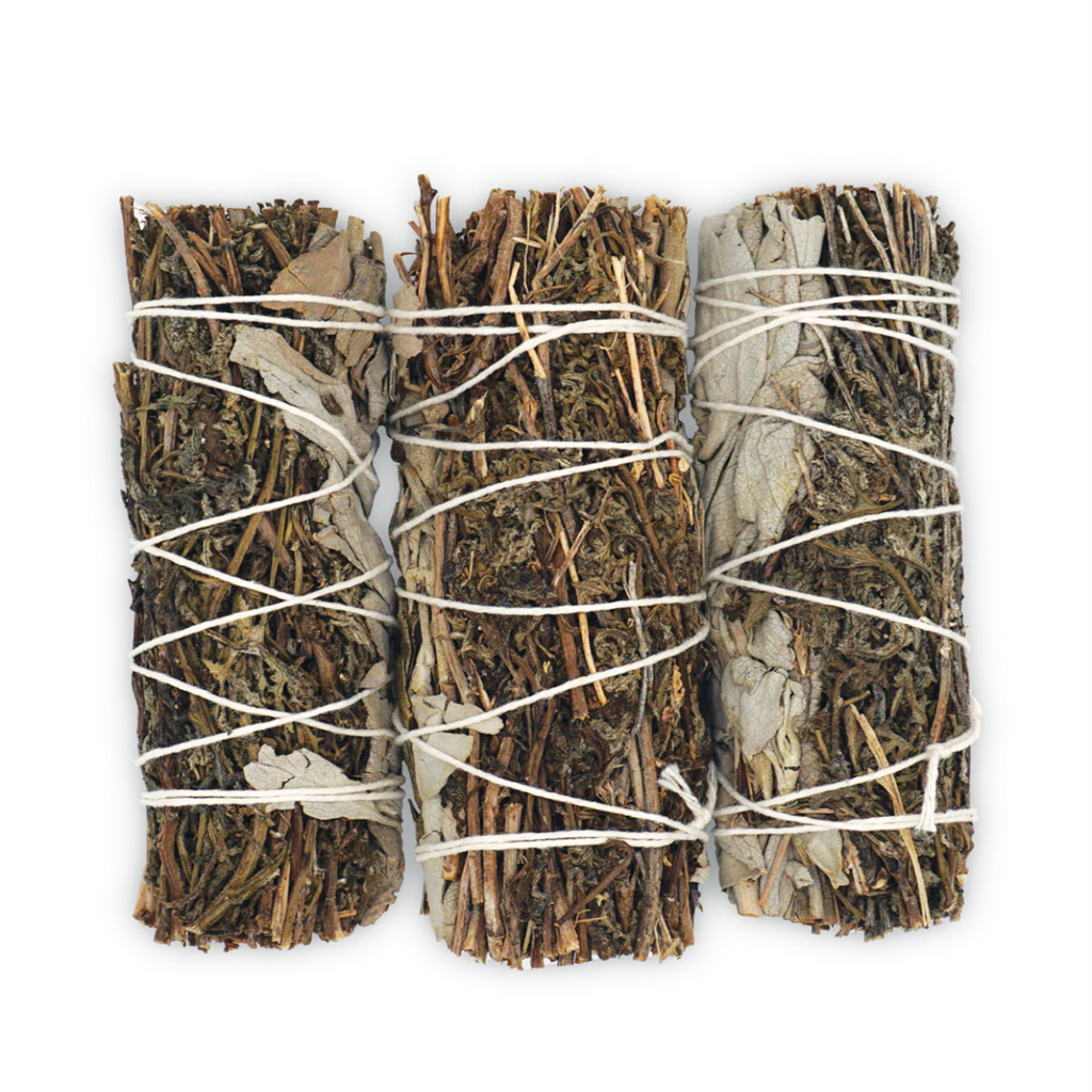 MUGWORT & WHITE SAGE SMUDGE STICK