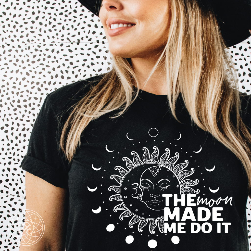 The moon made me do it shirt hotsell