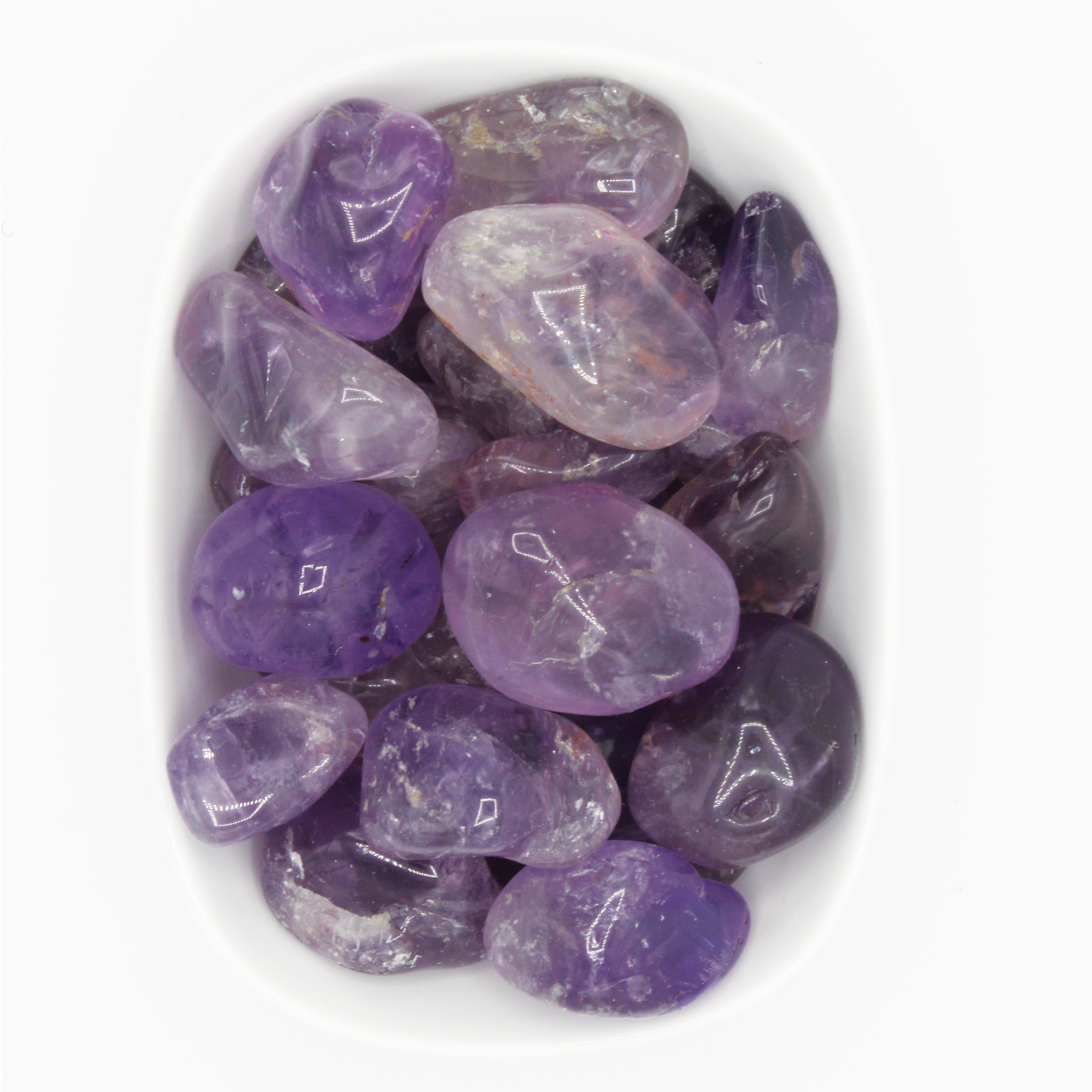 Purple Amethyst Tumbled Stone at Rs 25/piece in Haridwar | ID: 20403110433